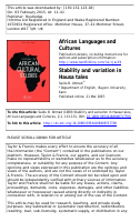 Said Babura - Stability and variation in Hausa tales.pdf